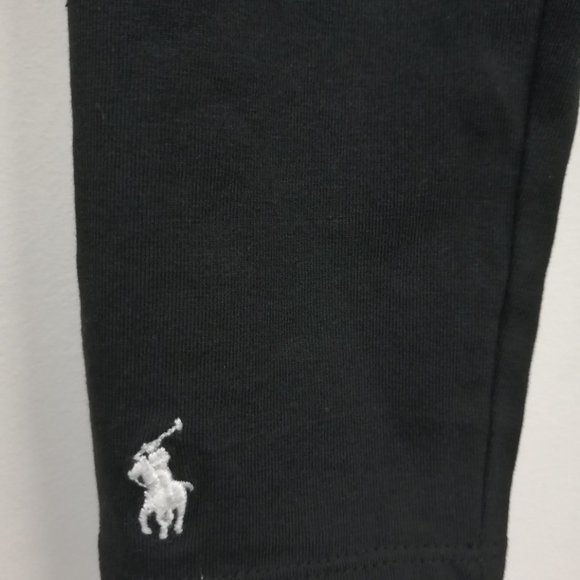 BNWT Polo by Ralph Lauren Girls Leggings Black Size Large (12-14) - Picture 3 of 4
